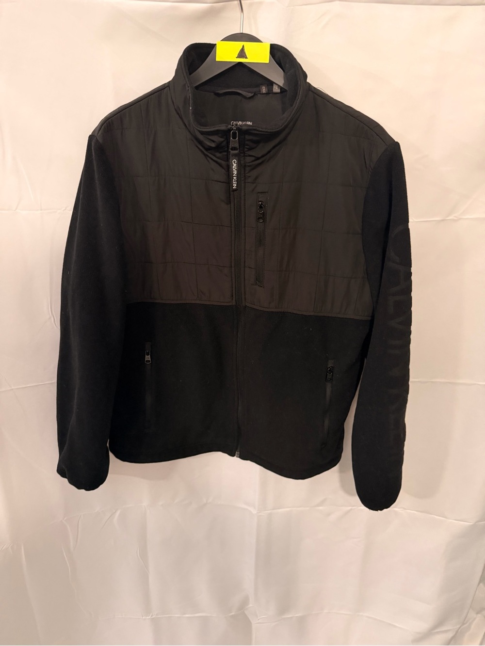 Mens Calvin Klein Full Zip Fleece Jacket
